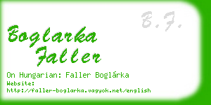 boglarka faller business card